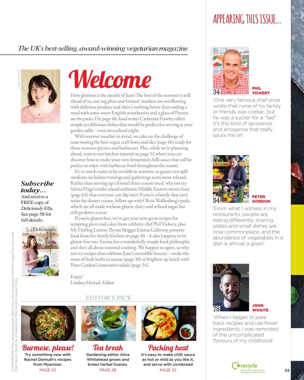Vegetarian Living Preview Pages