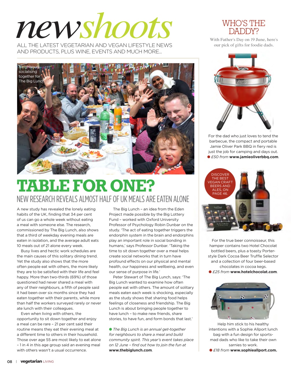 Vegetarian Living Preview Pages