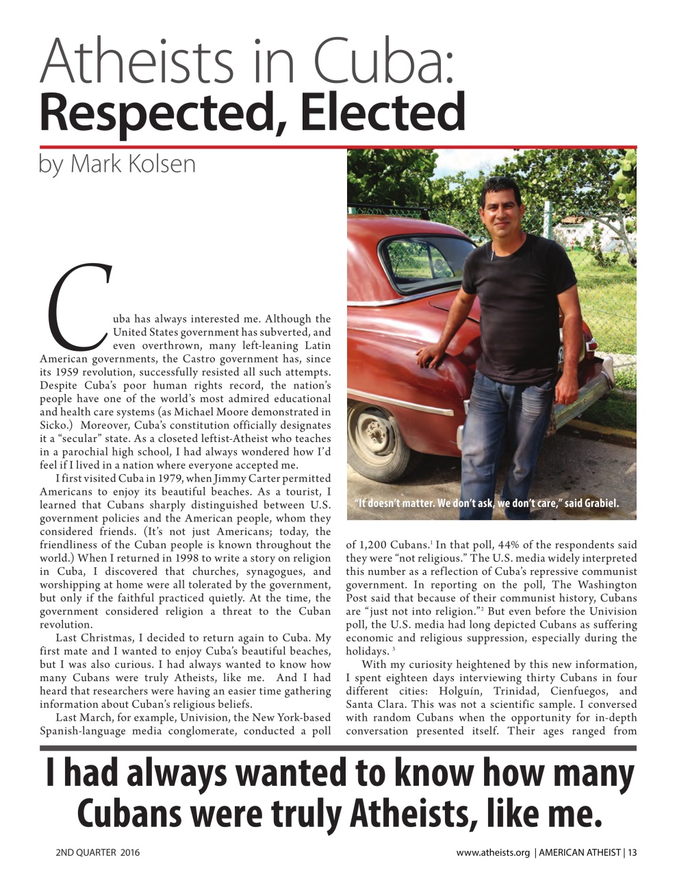 American Atheist Preview Pages