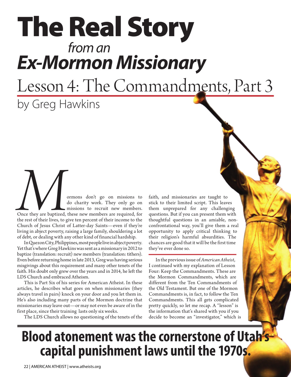 American Atheist Preview Pages