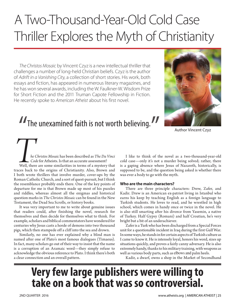 American Atheist Preview Pages