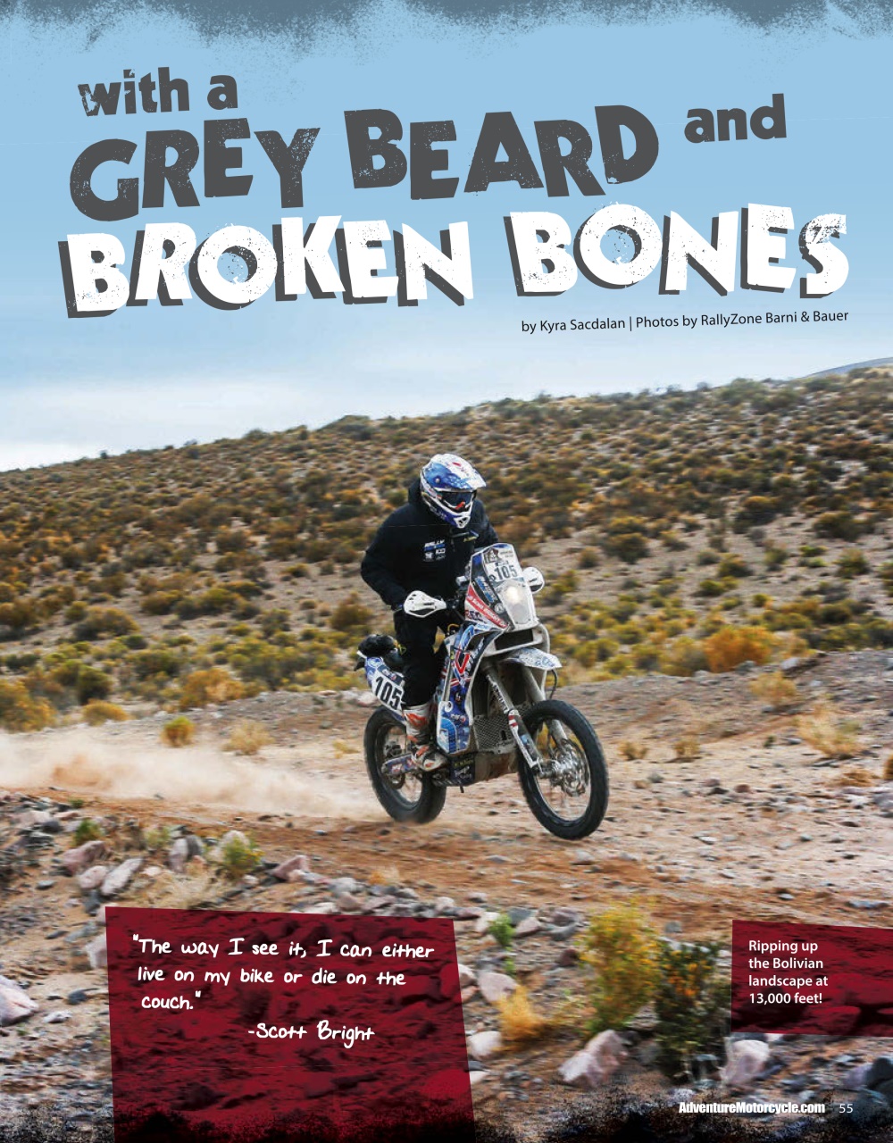 Adventure Motorcycle Preview Pages