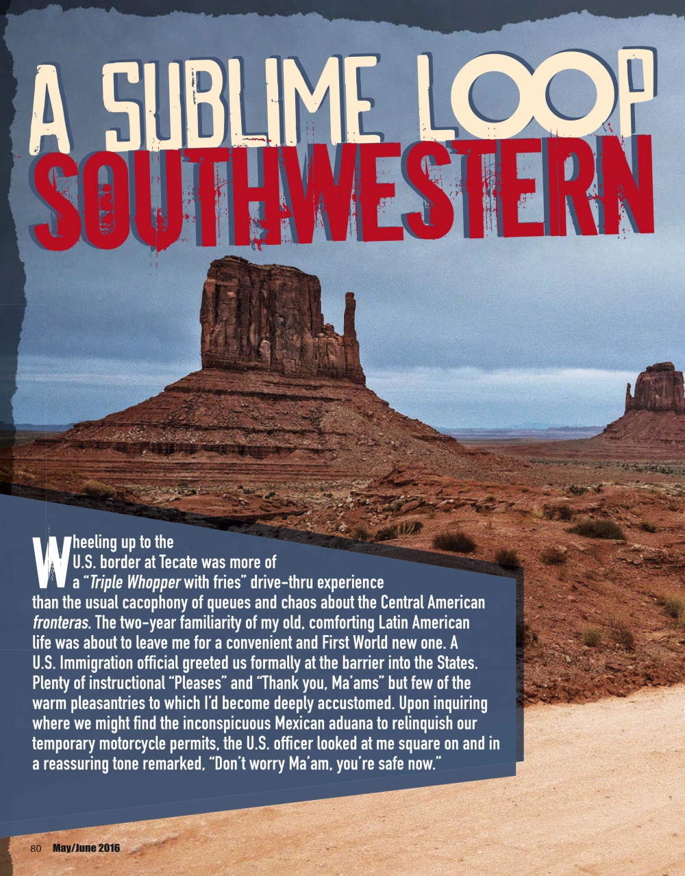 Adventure Motorcycle Preview Pages