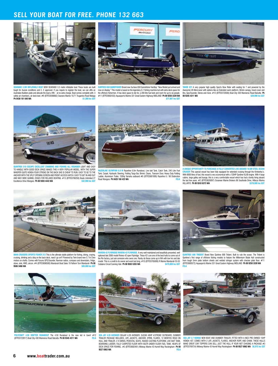 Boat Trader Australia Preview Pages