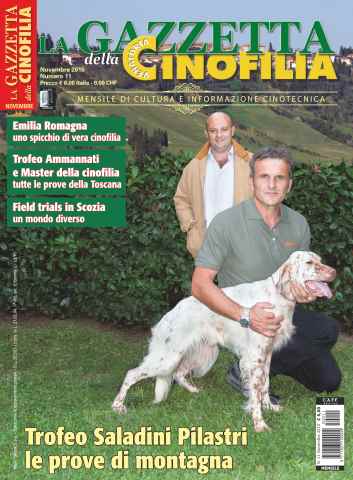 La Gazzetta Della Cinofilia Venatoria issue 11-2015 NOVEMBRE