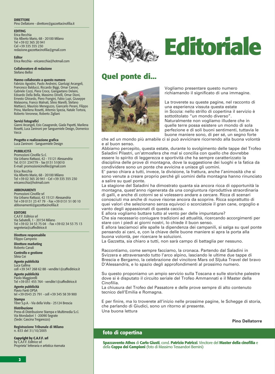 La Gazzetta Della Cinofilia Venatoria Preview Pages