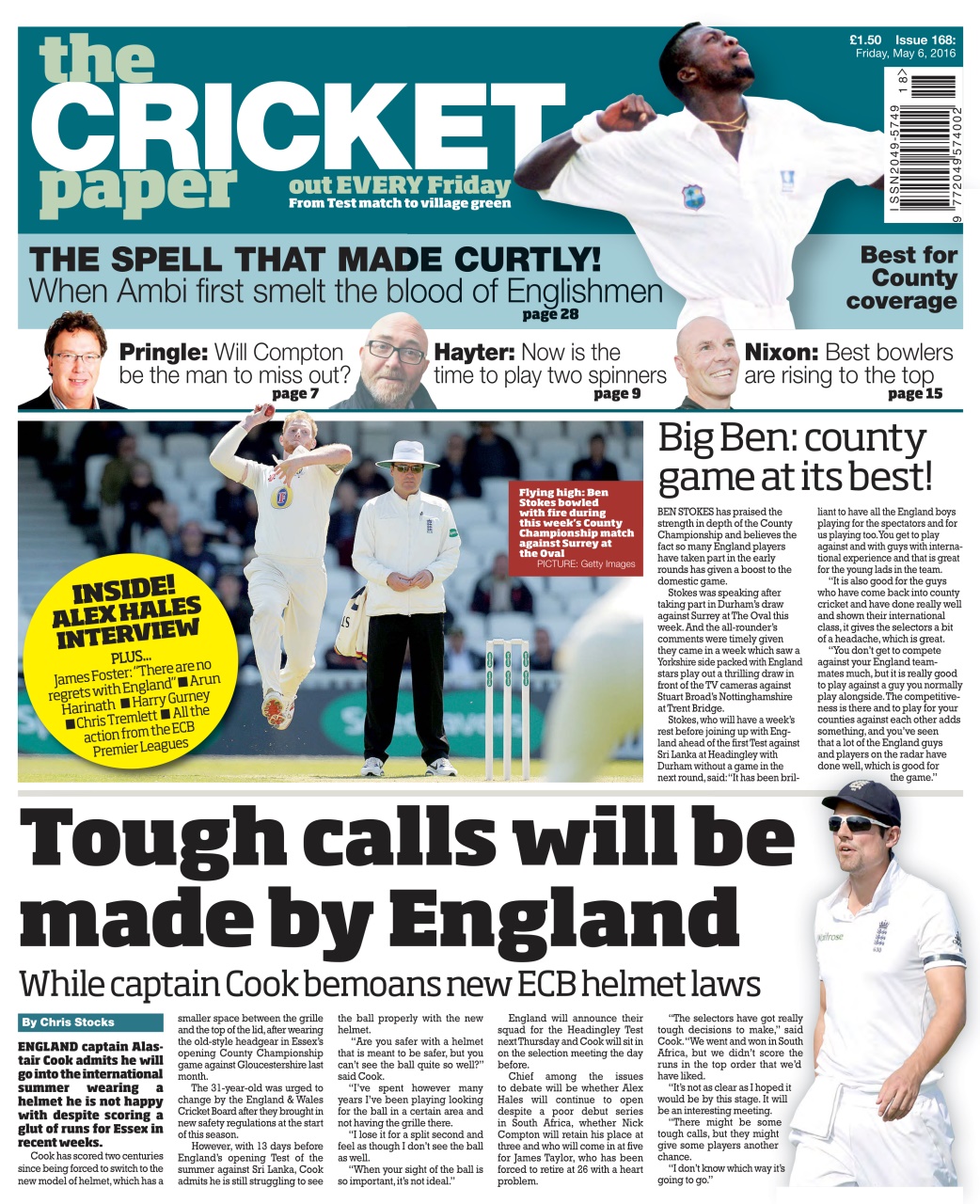 The Cricket Paper Preview Pages