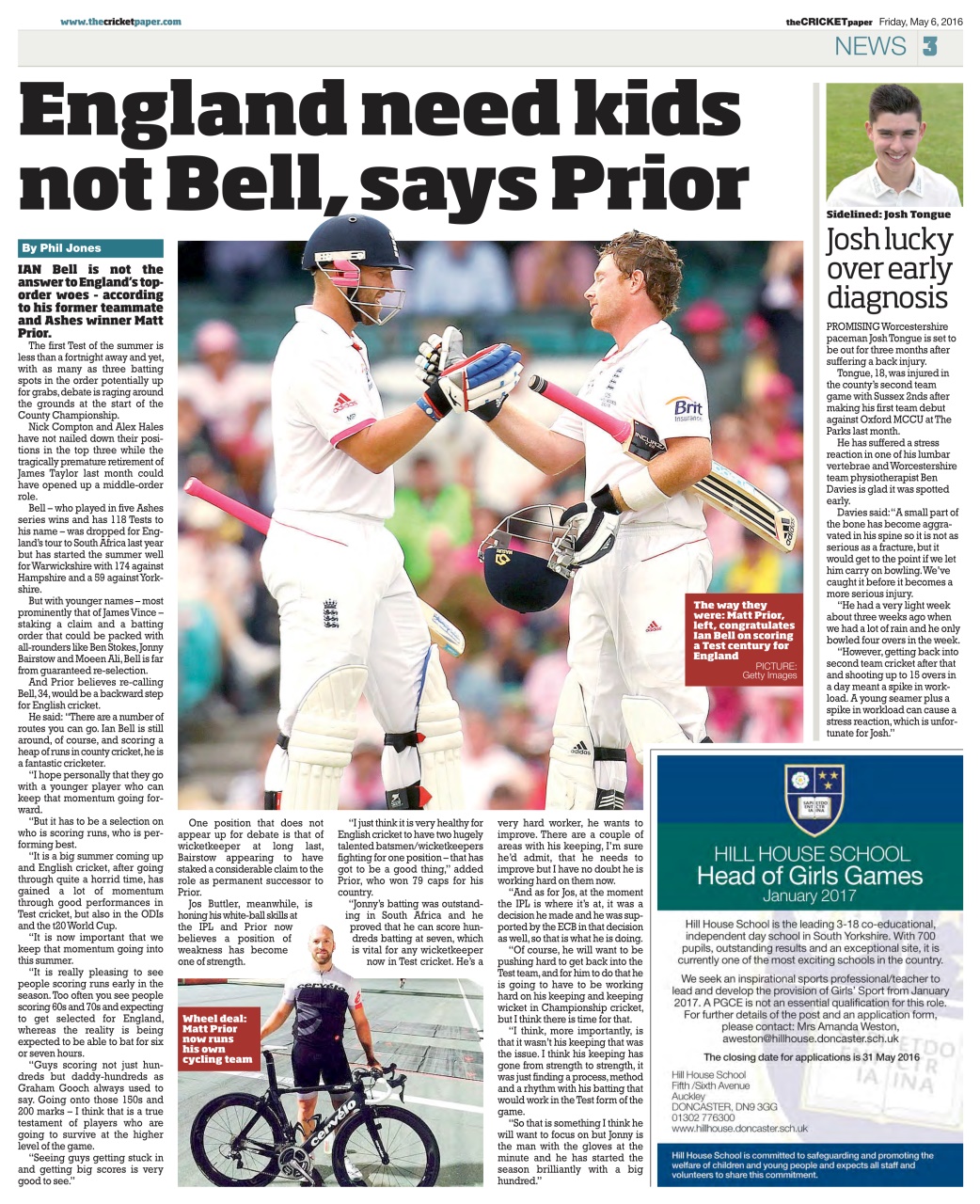 The Cricket Paper Preview Pages