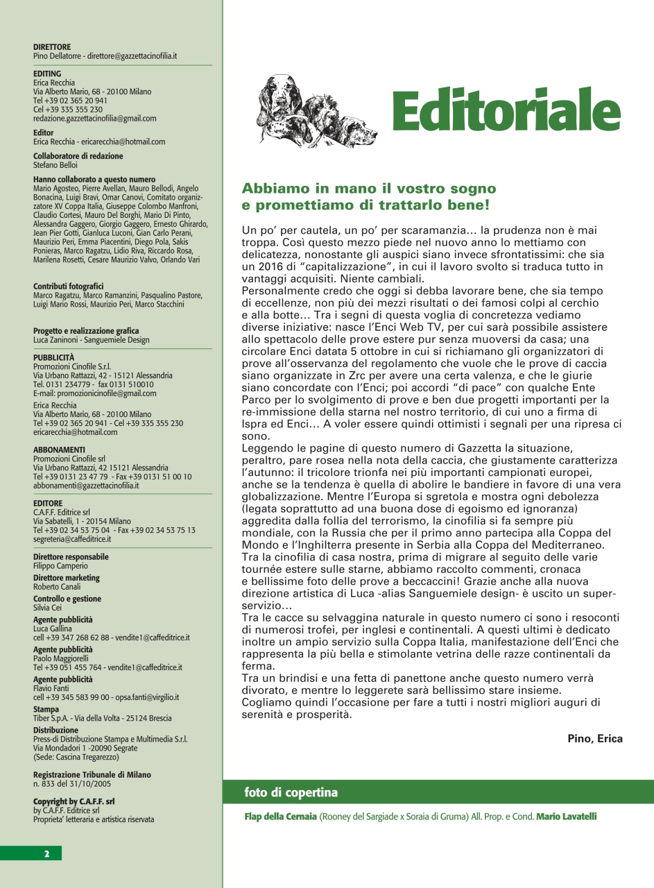 La Gazzetta Della Cinofilia Venatoria Preview Pages