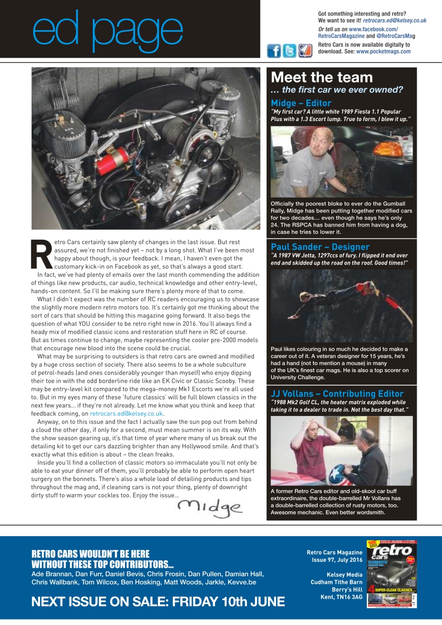 Retro Cars Preview Pages