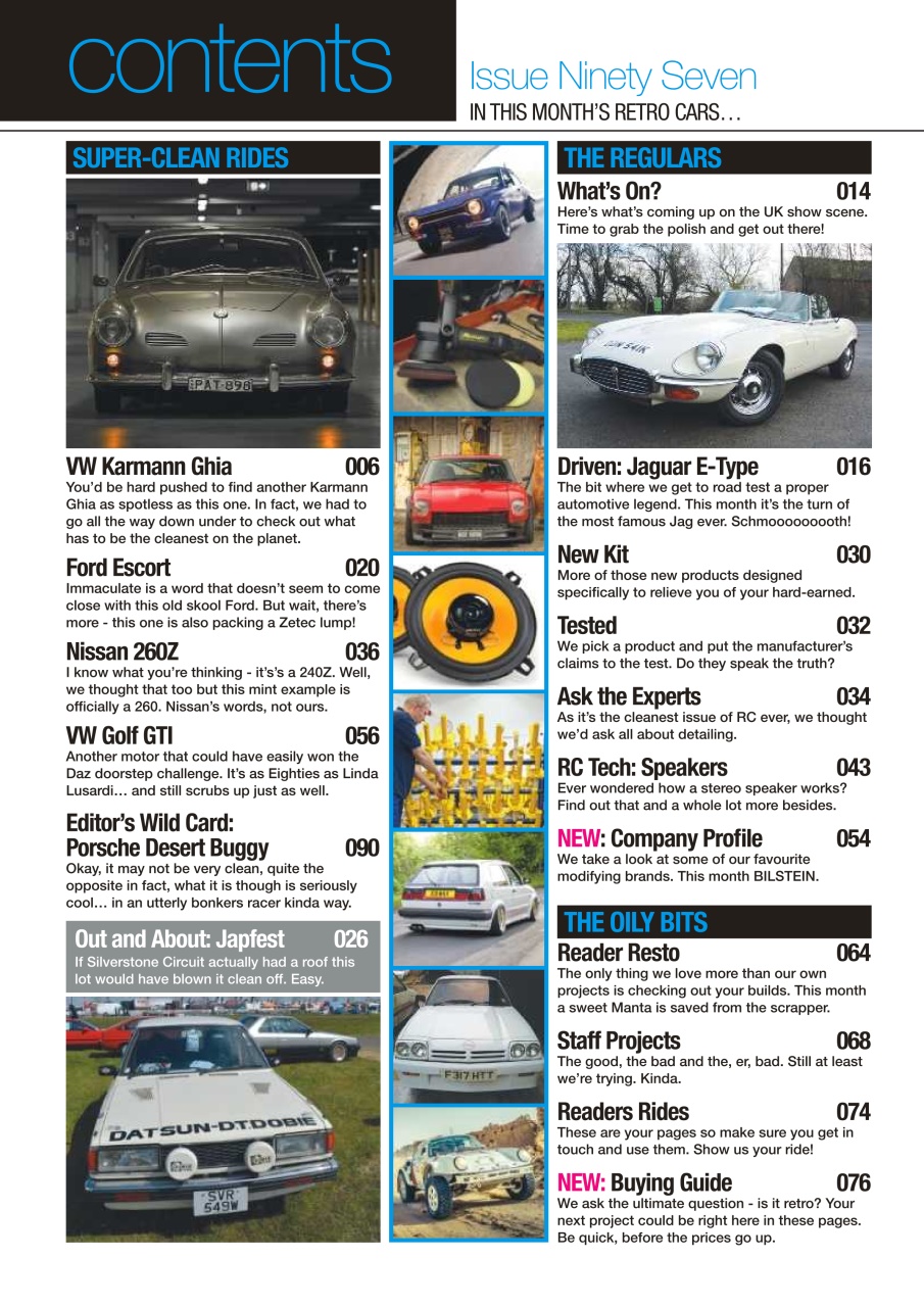 Retro Cars Preview Pages