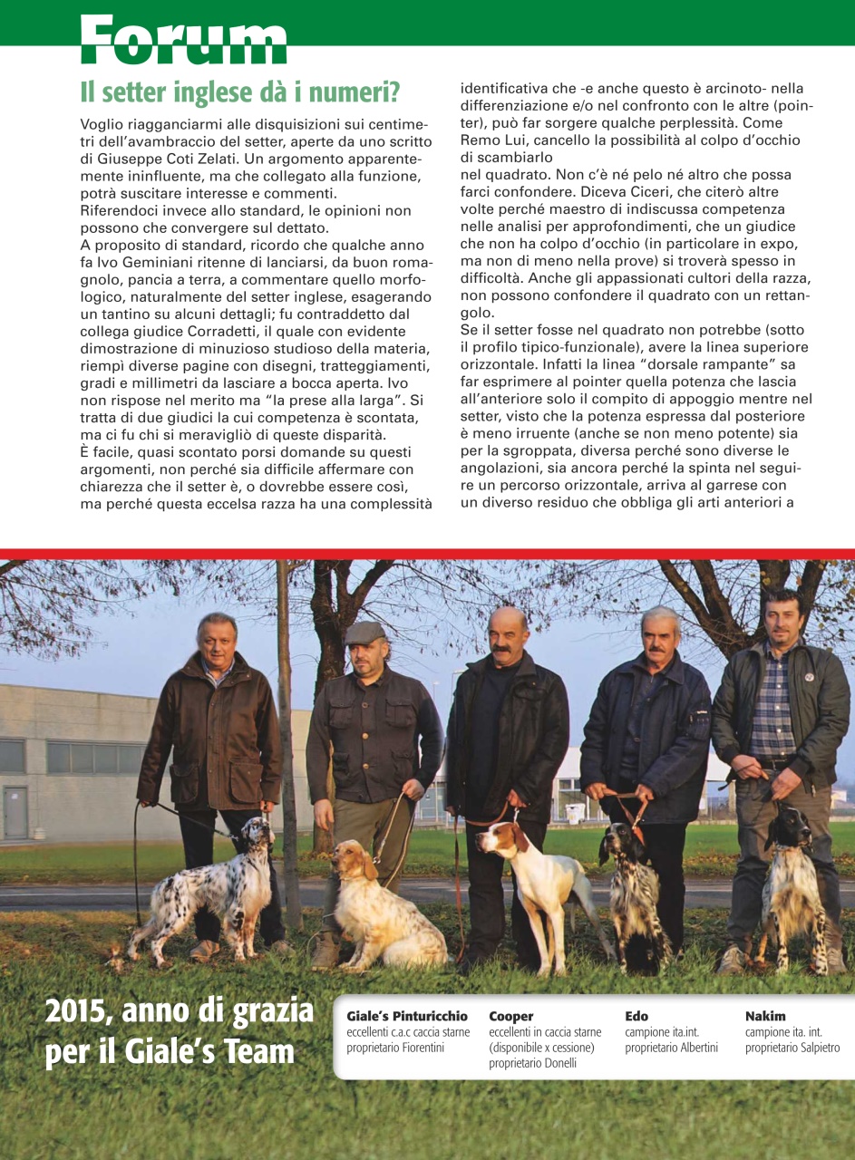 La Gazzetta Della Cinofilia Venatoria Preview Pages