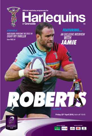 Harlequins issue Harlequins v Grenoble