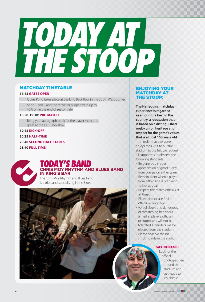 Harlequins Preview Pages