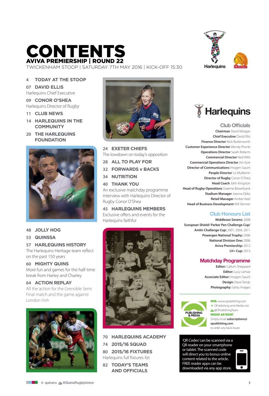Harlequins Preview Pages