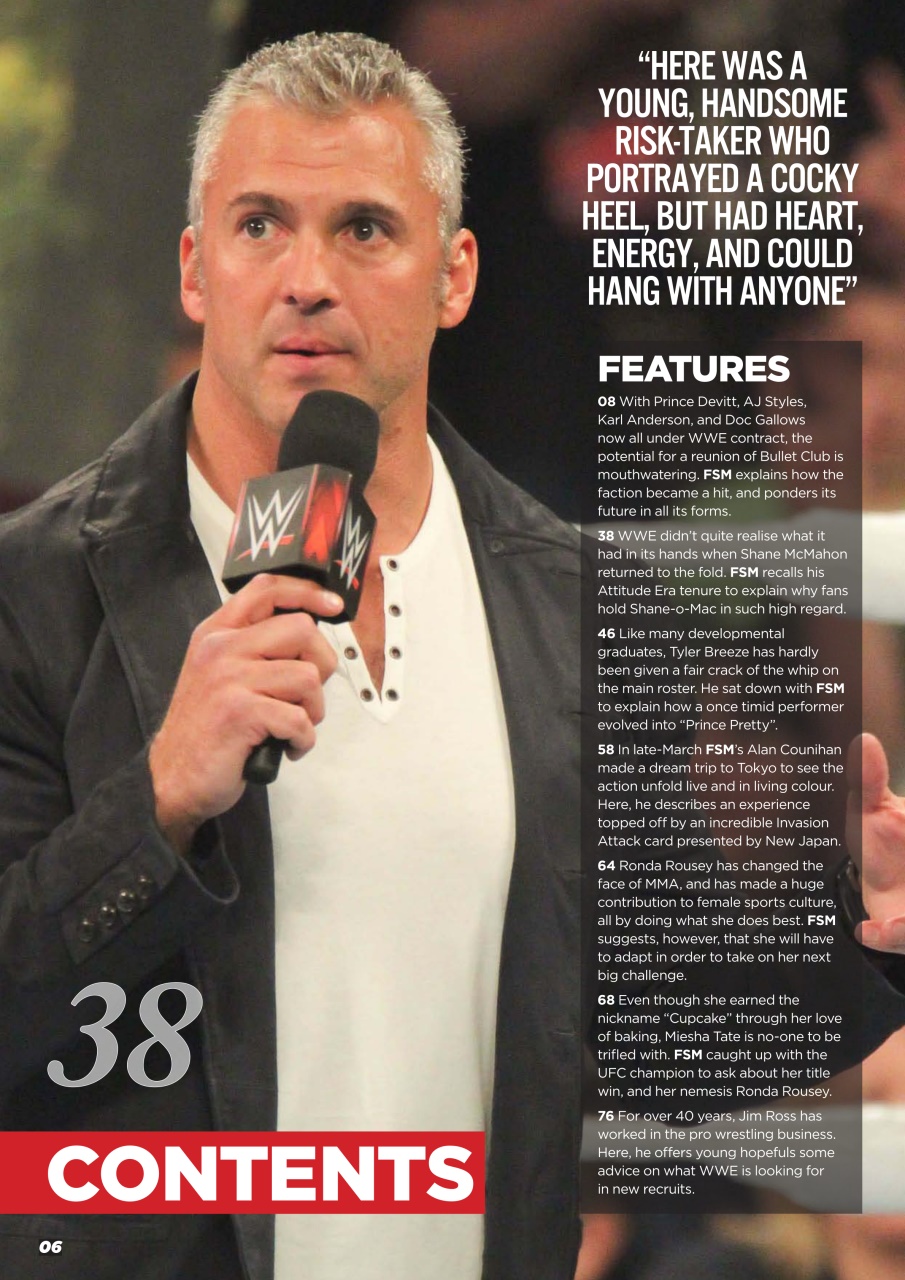 Wrestletalk Magazine Preview Pages