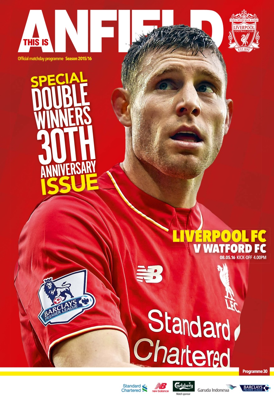 Liverpool FC Programmes Preview Pages