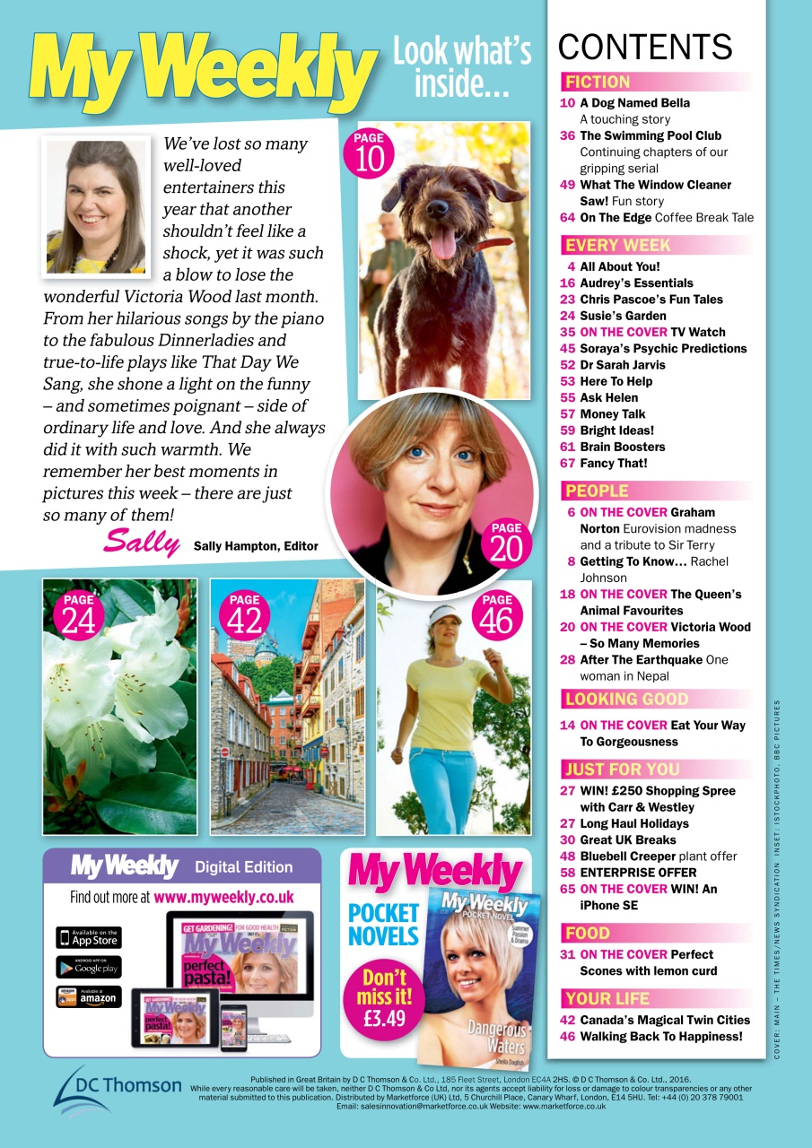 My Weekly Preview Pages