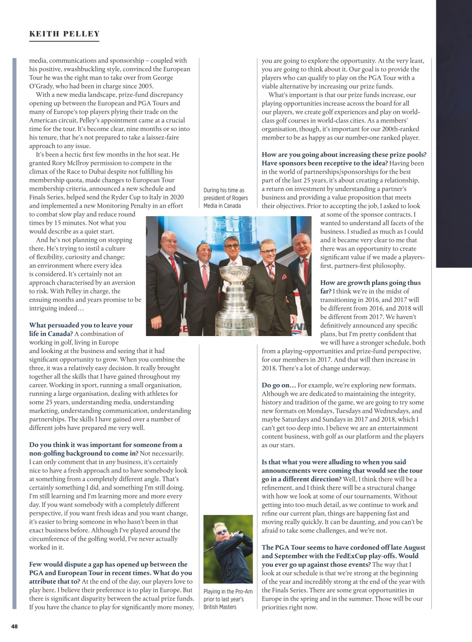 Golf Monthly Preview Pages