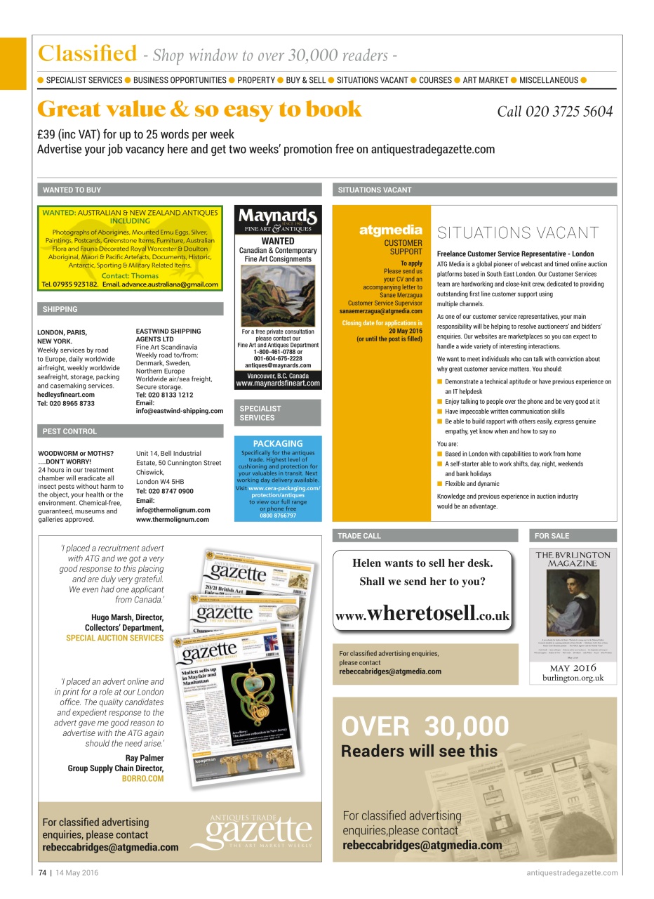 Antiques Trade Gazette Preview Pages