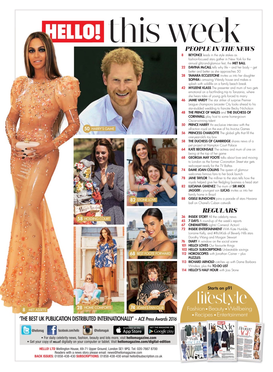 Hello! Magazine Preview Pages