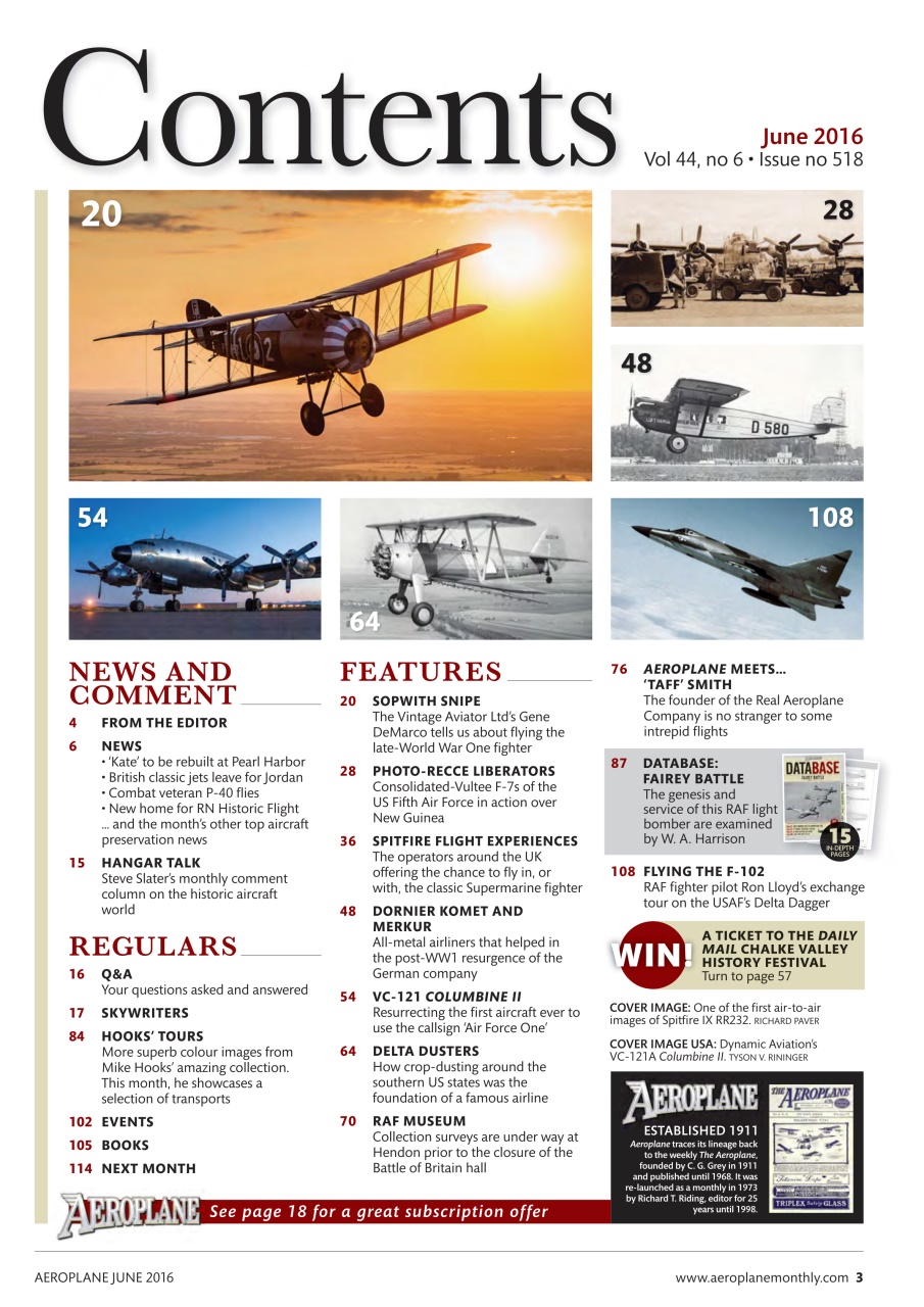 Aeroplane Preview Pages