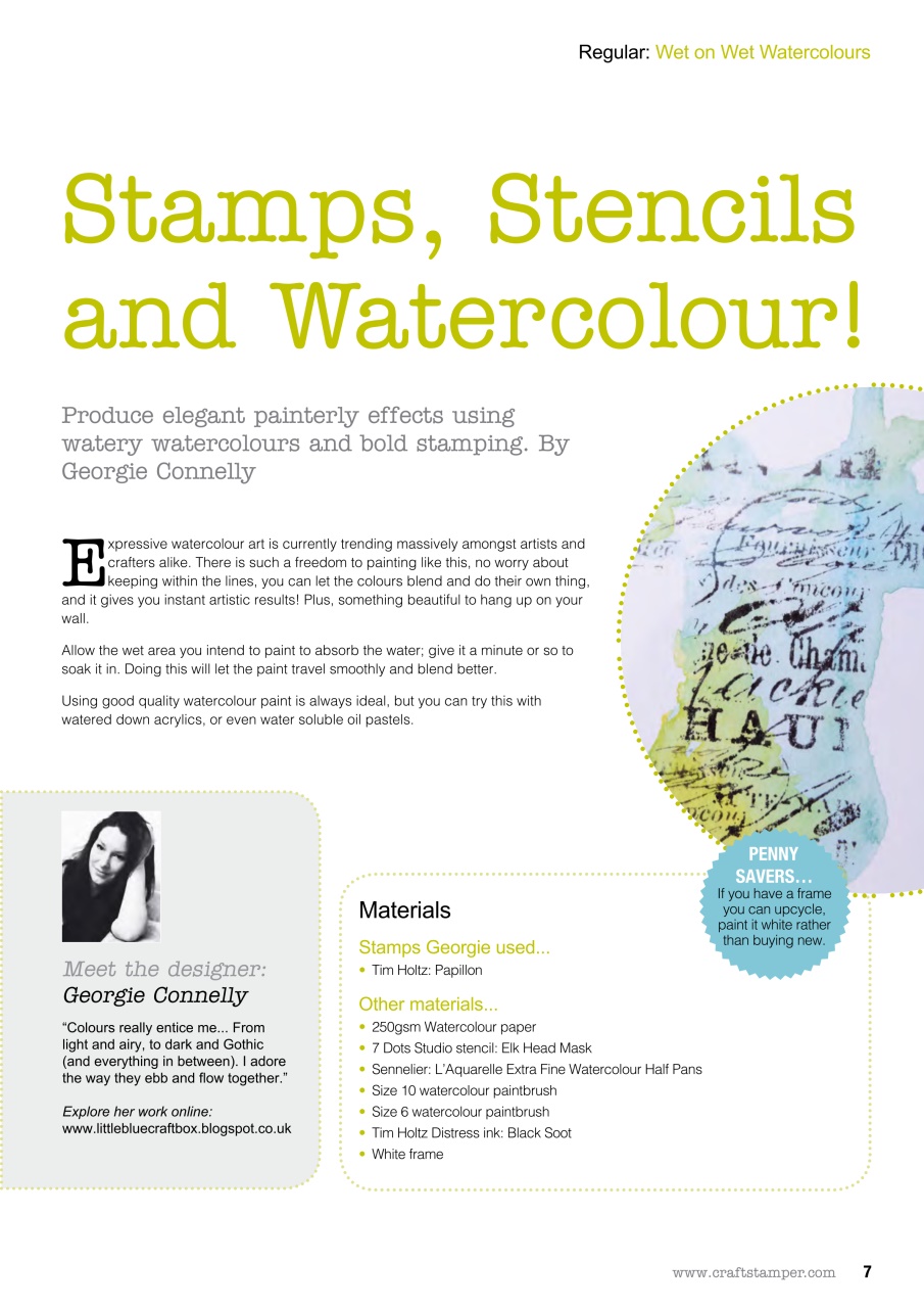 Craft Stamper Preview Pages