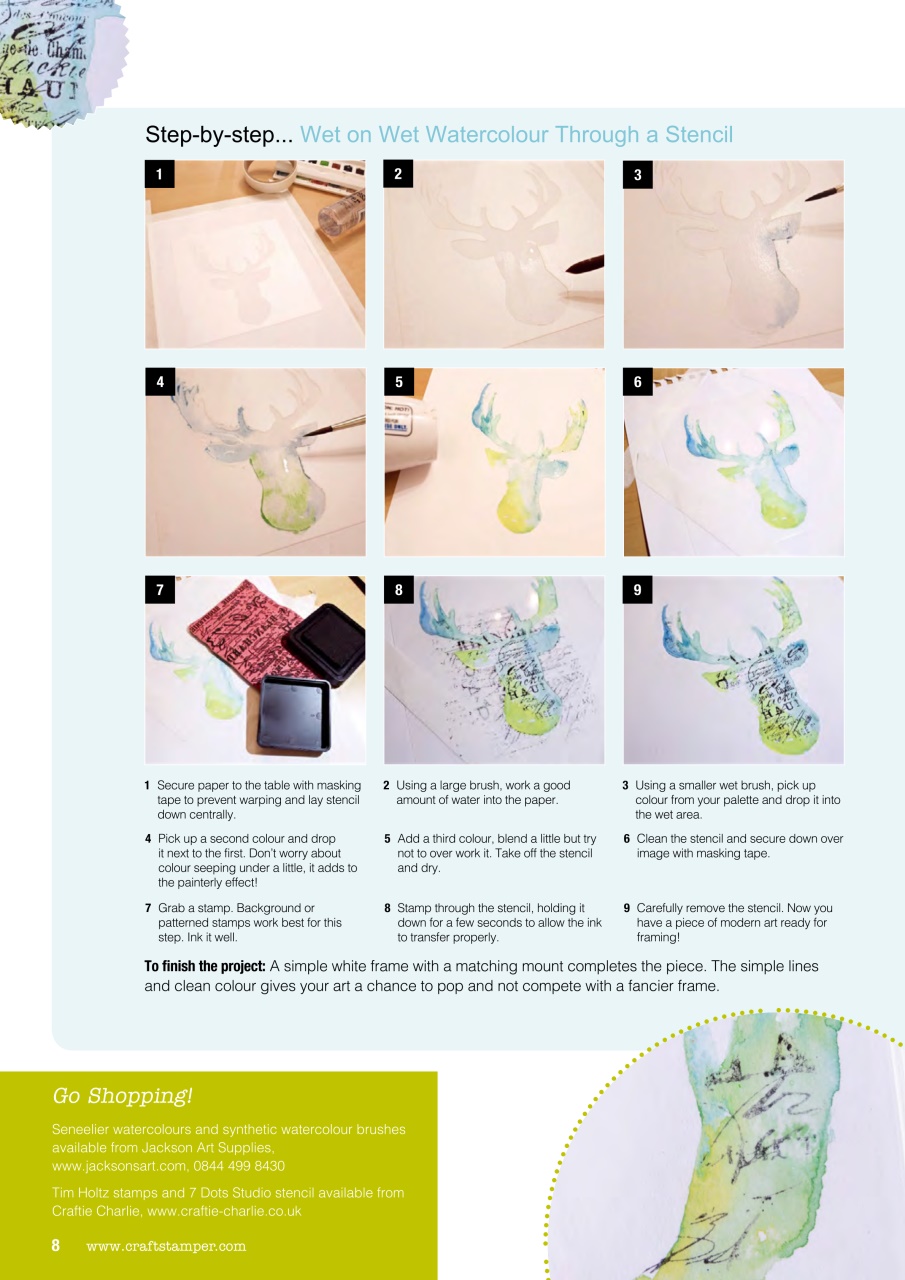 Craft Stamper Preview Pages