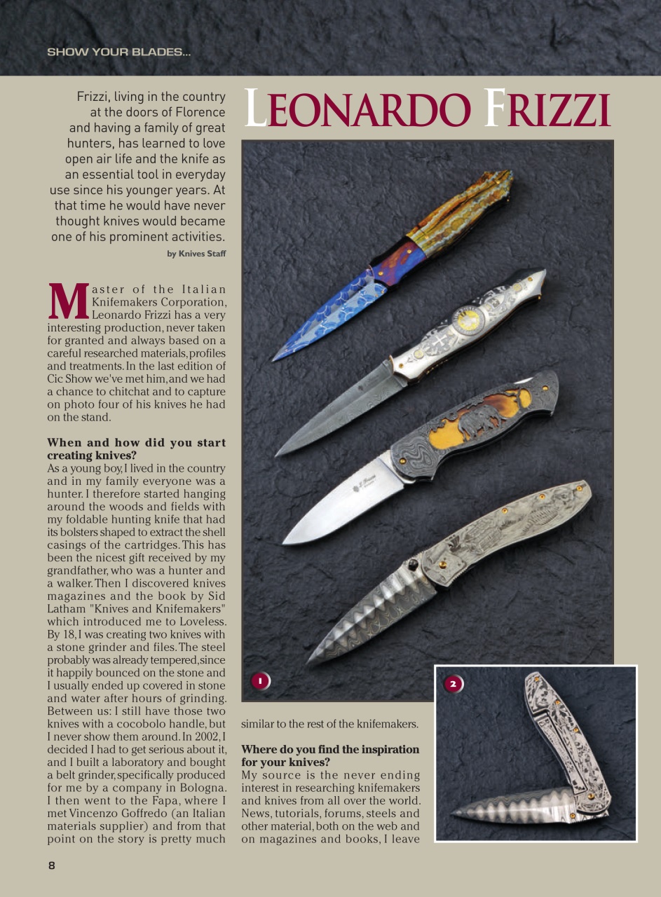 KNIVES INTERNATIONAL Preview Pages