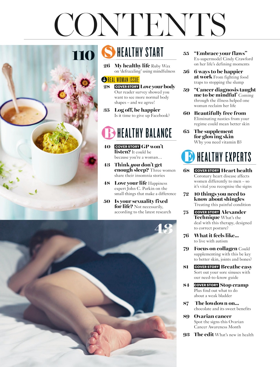 Healthy Magazine Preview Pages