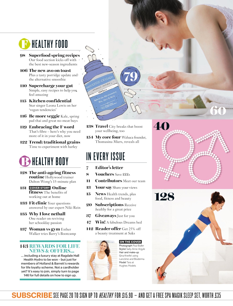 Healthy Magazine Preview Pages