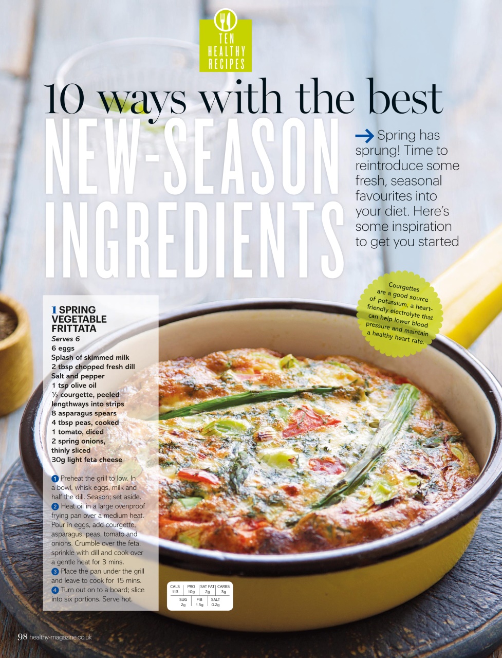 Healthy Magazine Preview Pages