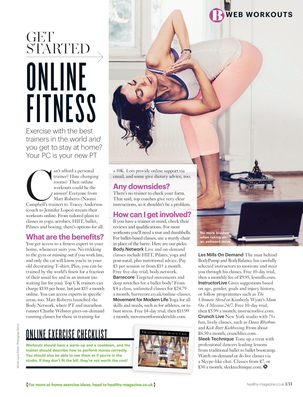 Healthy Magazine Preview Pages