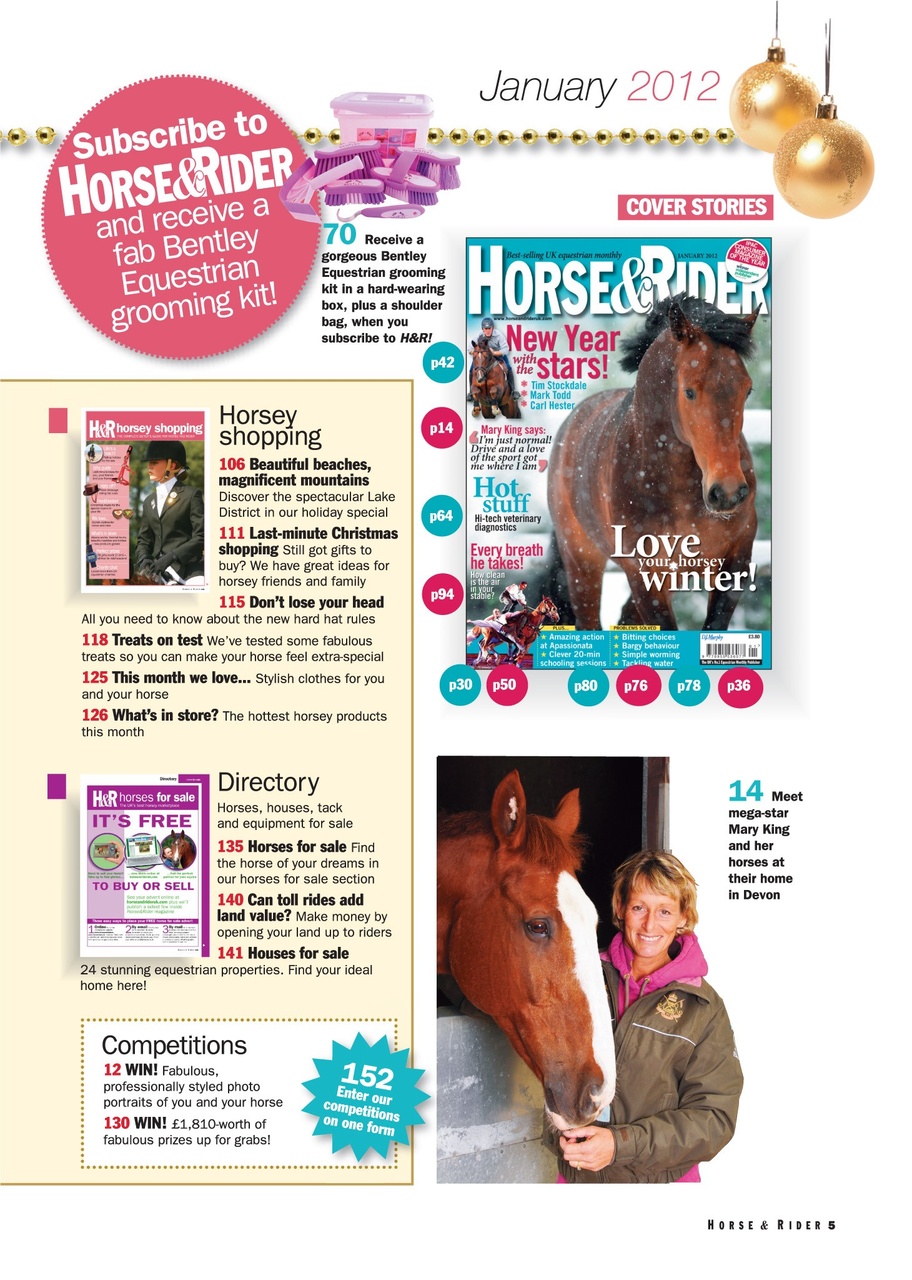 Horse&Rider Magazine - UK equestrian magazine for Horse and Rider Preview Pages
