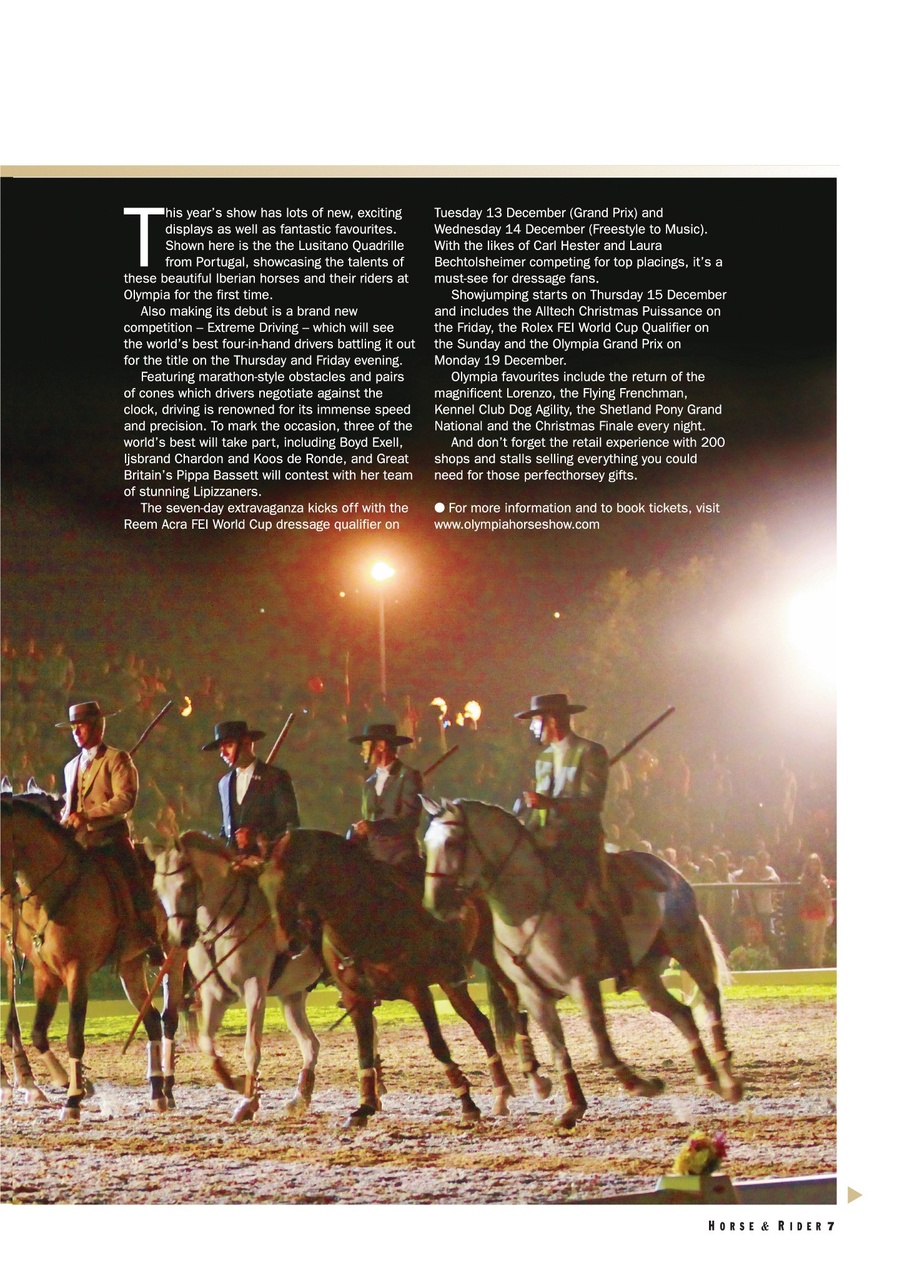 Horse&Rider Magazine - UK equestrian magazine for Horse and Rider Preview Pages