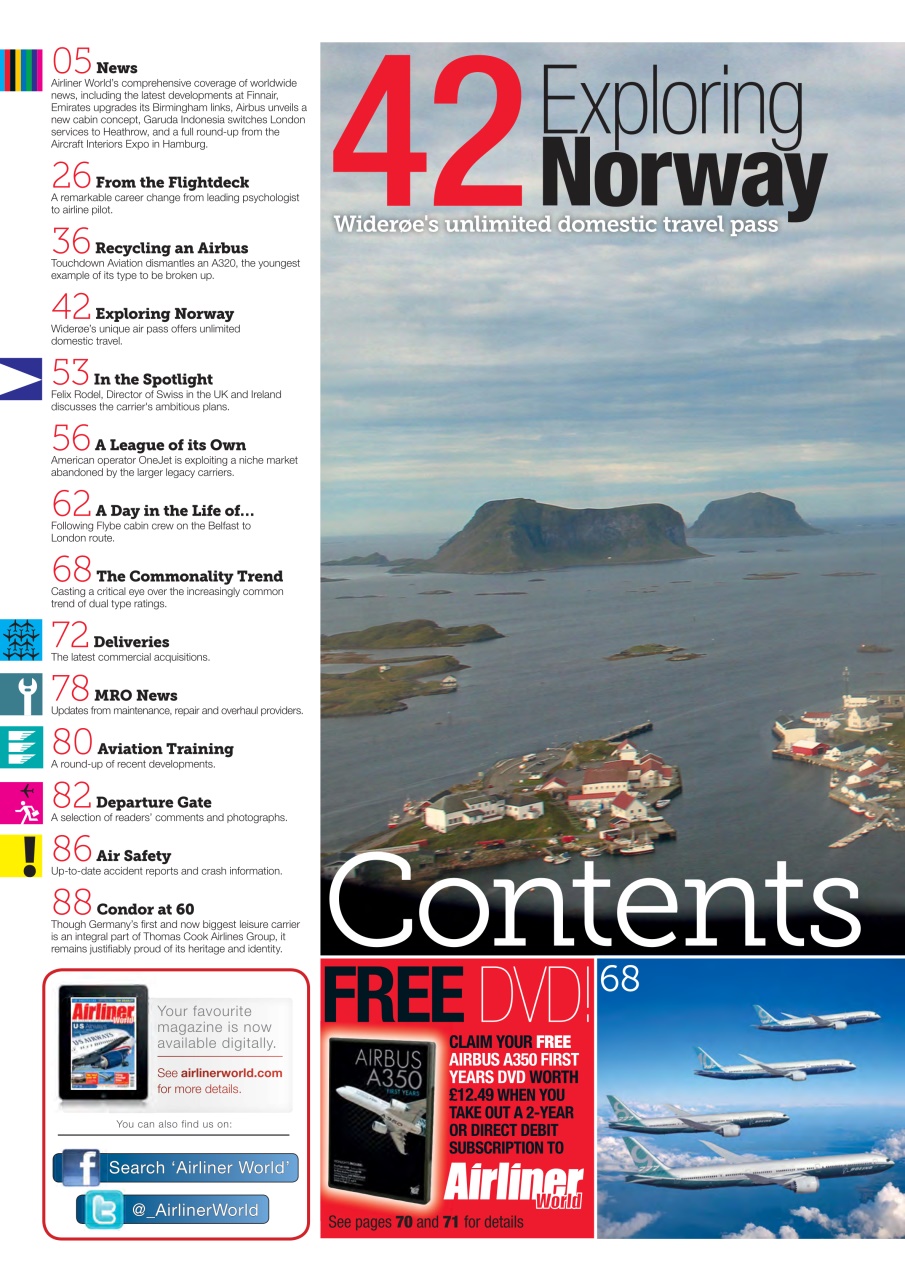 Airliner World Preview Pages