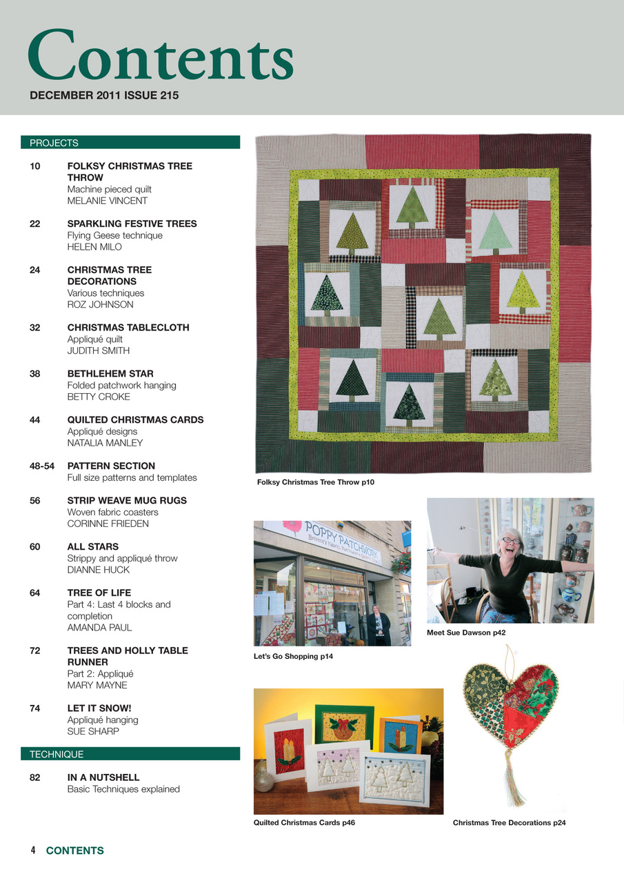 Patchwork and Quilting Preview Pages