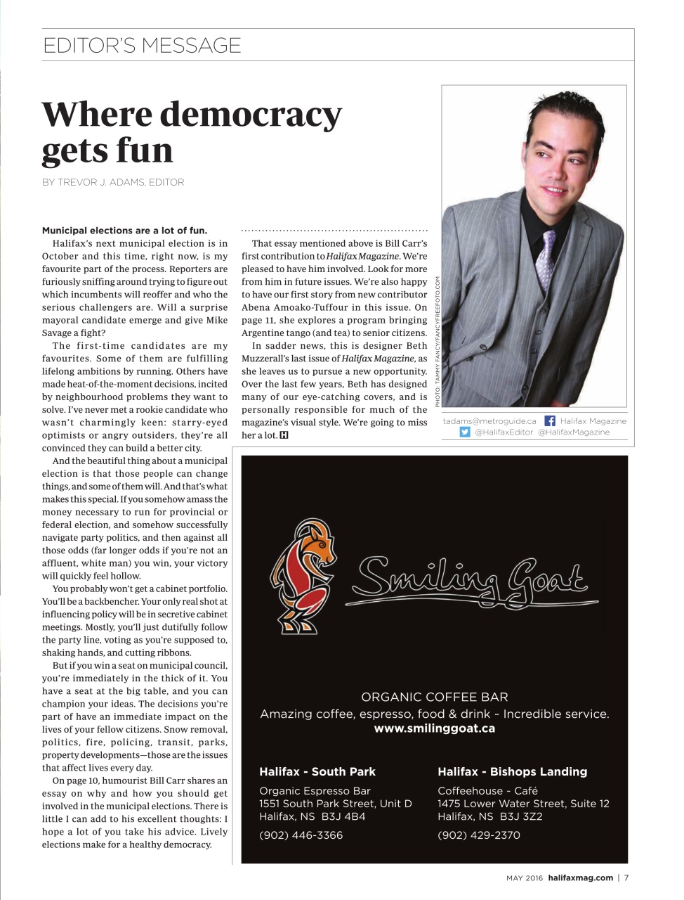 Halifax Magazine Preview Pages