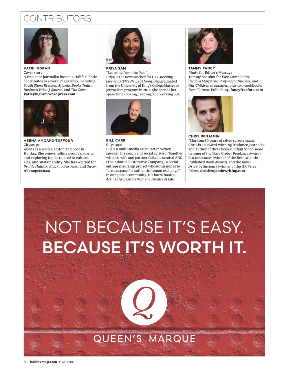 Halifax Magazine Preview Pages