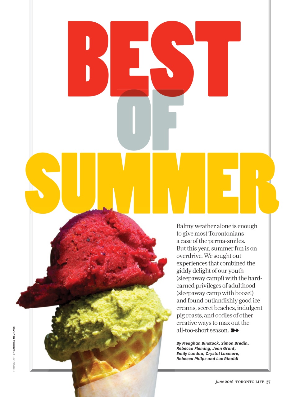 Toronto Life Preview Pages