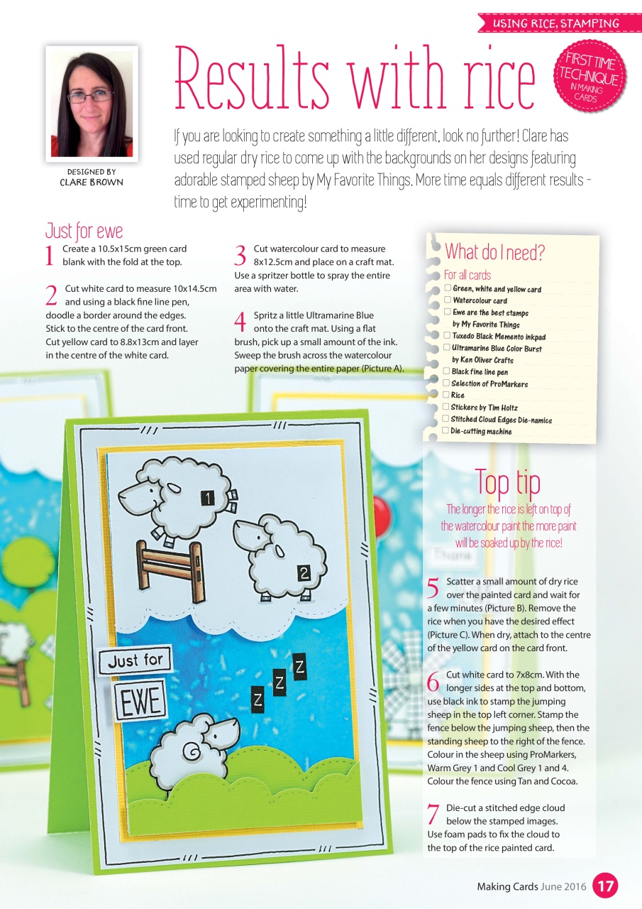 Making Cards & Papercraft Preview Pages