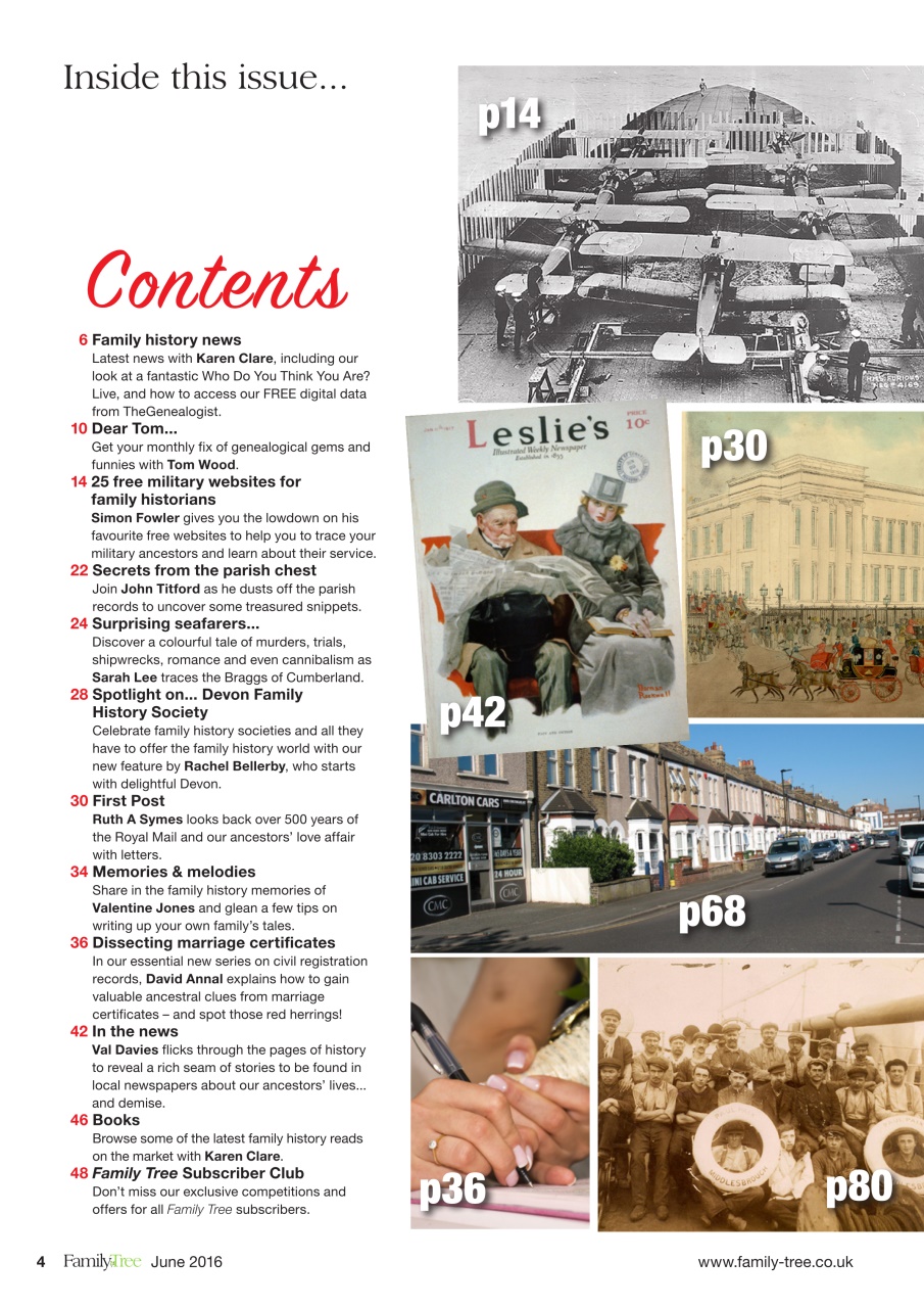 Family Tree Preview Pages