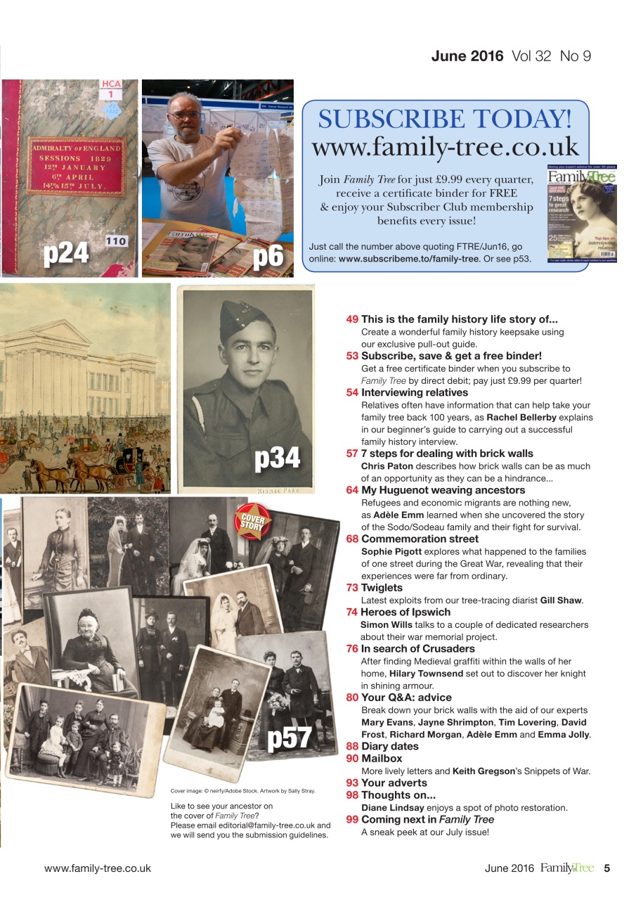 Family Tree Preview Pages