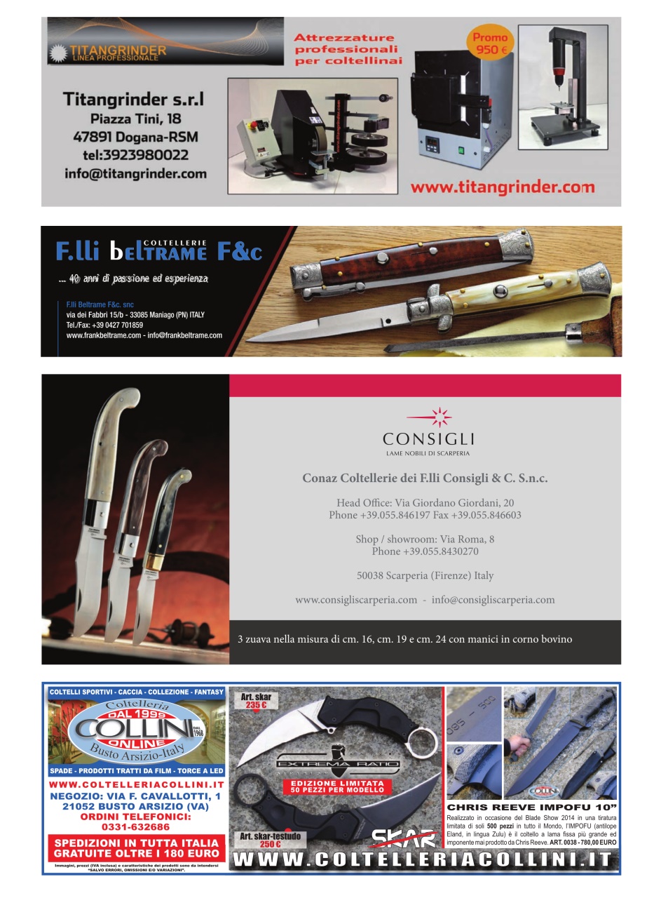 KNIVES INTERNATIONAL Preview Pages