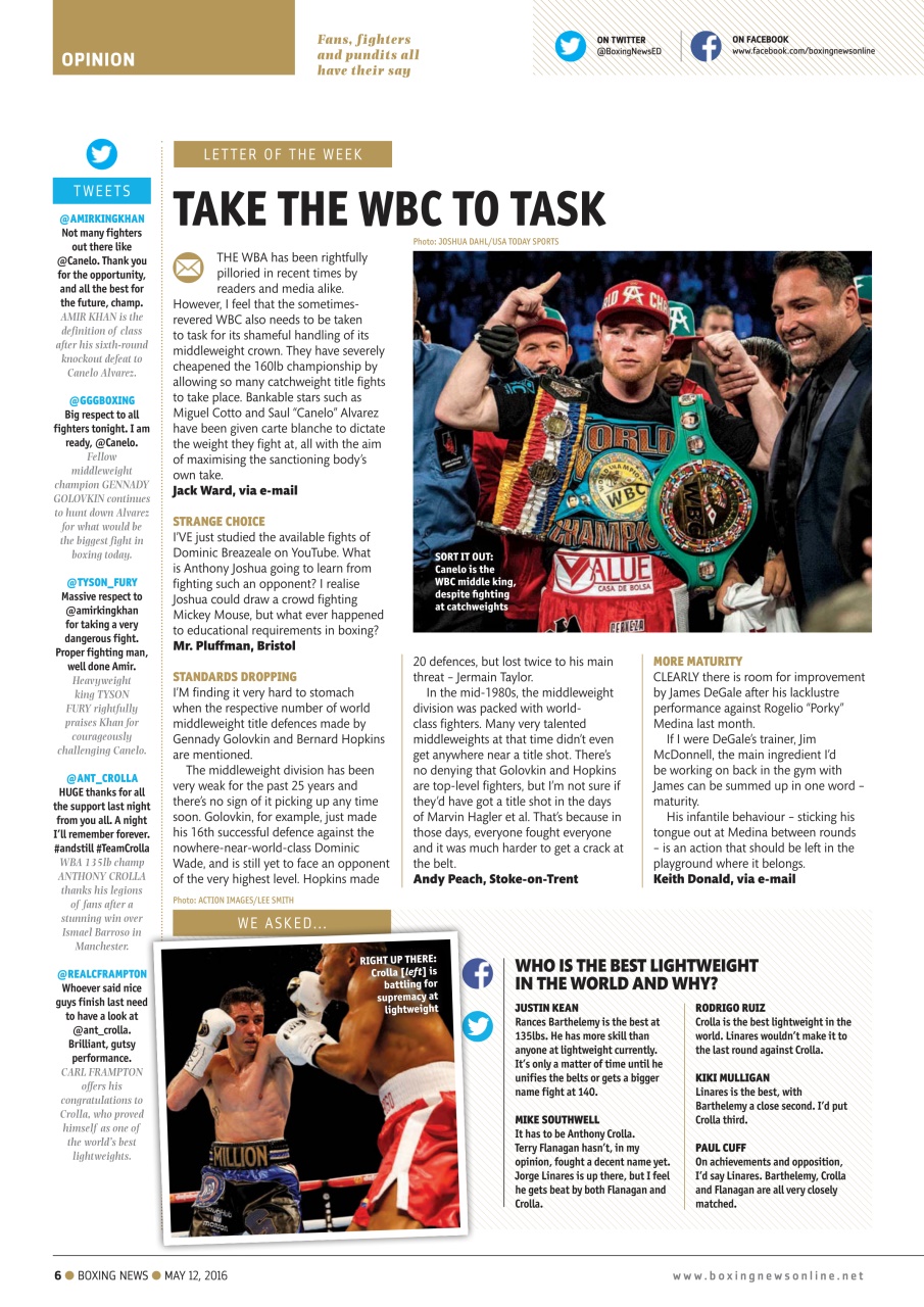 Boxing News Preview Pages