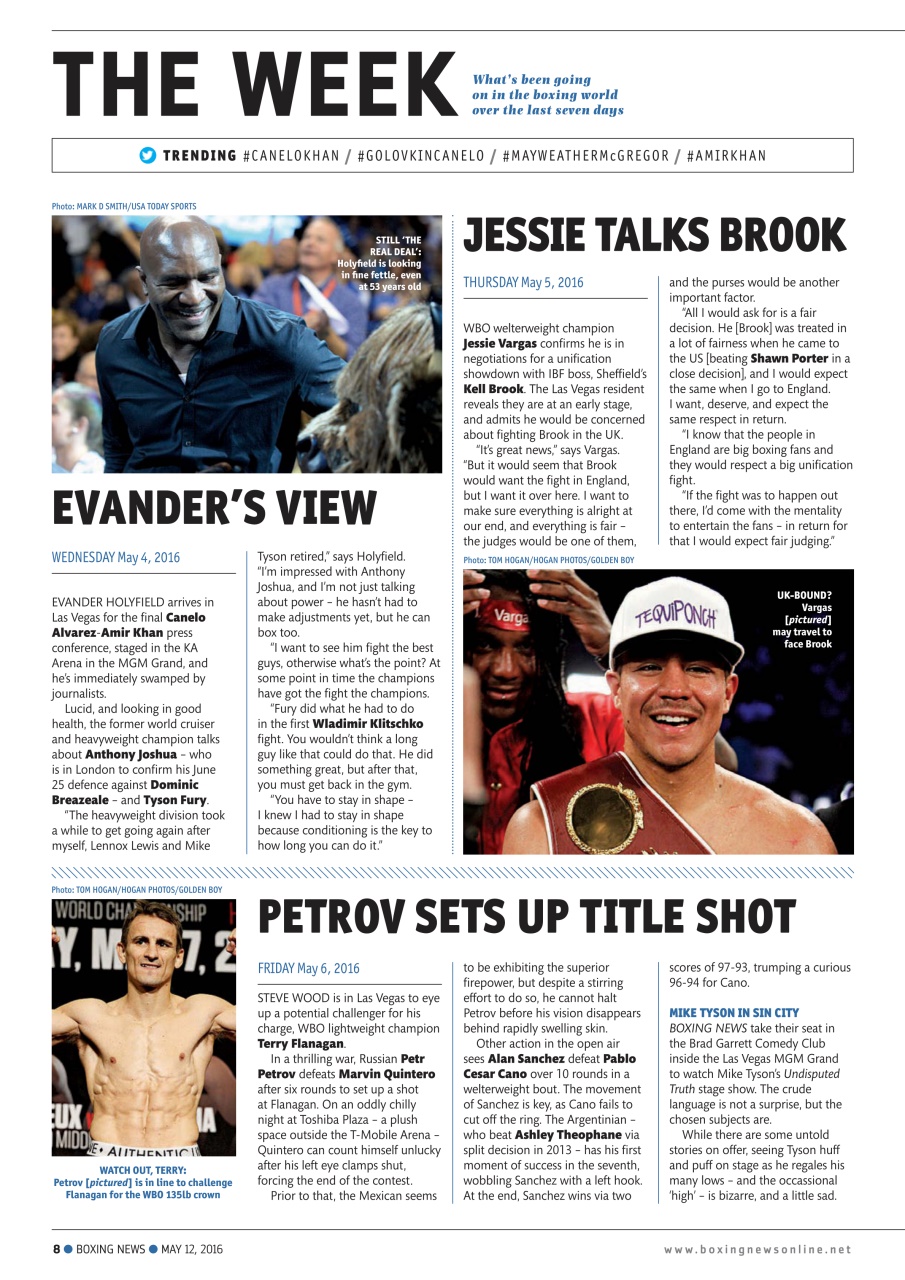 Boxing News Preview Pages