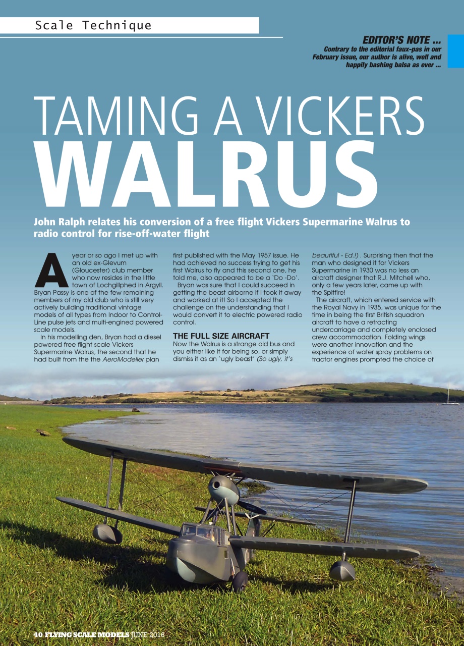 Flying Scale Models Preview Pages