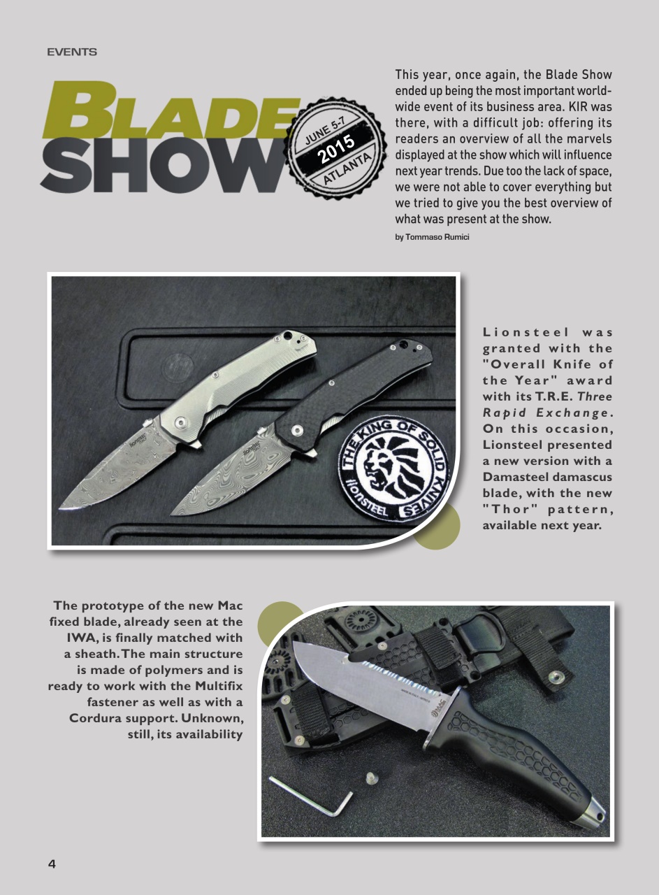 KNIVES INTERNATIONAL Preview Pages