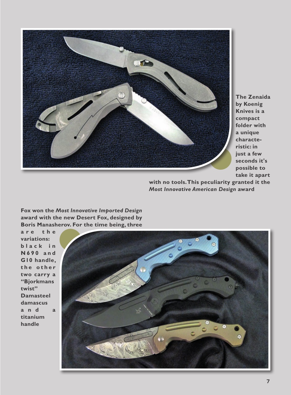 KNIVES INTERNATIONAL Preview Pages