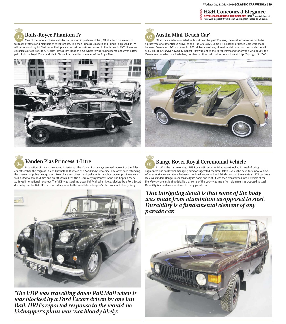 Classic Car Weekly Preview Pages